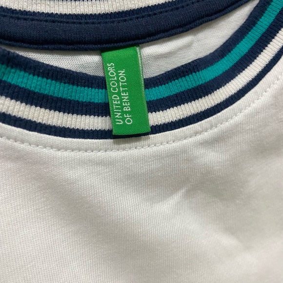 UNITED COLORS OF BENETTON
Women White Solid Cropped Round Neck T-shirt S - Picture 8 of 11